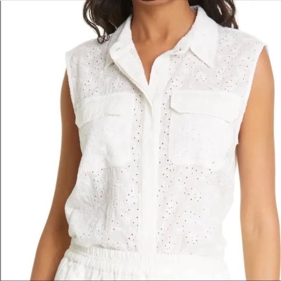 Rag & Bone April Eyelet Blouse - Picture 4 of 14